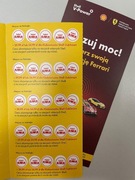 Shell x ferrari naklejki 