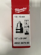 MILWAUKEE 4932267980 UCHWYT WIERTARSKI 1/2 x 20 1.5-13