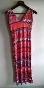 Zapara 10 boho style kolorowa pastelowa letnia długa sukienka