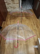 Nowe 2 Parasolki przezroczyste 