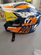 NOWY Kask Scorpion exo VX-16 evo air Slanter Blue Orange Roz. M