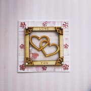 Walentynkowe kartki "Love you" SHAKER