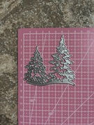 Wykrojnik do papieru scrapbookingu święta Choinka Choinki