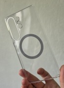 Oryginalne etui Samsung Clear Magnet Case Przezroczyste S25 ultra magsafe