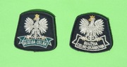 Służba Celna + Celno-Skarbowa - celnik - dwa orzełki haftowane