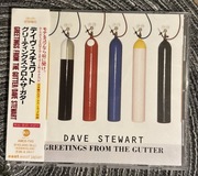 DAVE STEWART (Eurythmics) - Greetings from the Gutter (Japan CD)obi