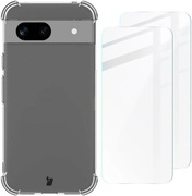Etui przezroczyste + 2x szkło Google Pixel 8a,