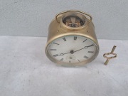 Unikatowy stary  budzik Francuzki  z wychwytem cylindrycznym -1900 rok 