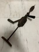 Dwie stare wiertarki korba stolarska polska sprawne