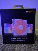 3x wentylatory bequiet! Light Wings LX 140mm PWM 3-Pack White
