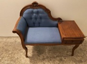 Telefoniarka w stylu ludwikowskim – Siedzisko z blatem i szufladą