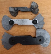 KOMPLET SPRAWDZIANÓW/WZORNIKÓW PROMIENI (PŁYTKOWYCH) MWKC 1, MWKC 2, MWKC 3