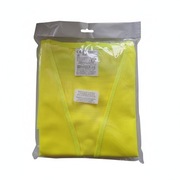 Car Face Kamizelka ostrzegawcza do auta i dla rowerzystów neonowy żółty XL