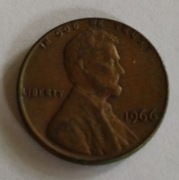 USA 1 CENT 1966 LINCOLN 