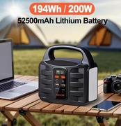 Przenośna Stacja Energetyczna 194Wh 200W powerbank stacja zasilania