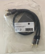 Kabel RCA audio stereo 2x2cinch z poszyciem nylonowym