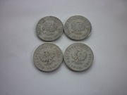 Monety 1 zł 1949 i 1965 - 4 sztuki