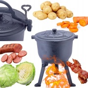 KOCIOŁEK ŻELIWNY 10L  –GRILL-KOCIOŁ-GARNEK