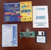 fax modem pentagram Omen 2 56I dyskietka ze sterownikami oryginalne opakow.