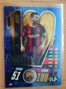 Leo Messi 2020 Topps Match Attax 100 Club