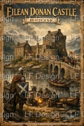 Plakat/Poster A4 "Scotland Castle"