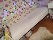 Łóżko metalowe + materac 90x200