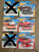 Hot wheels zestaw 4 szt AUDI RS2 AVANT MUSTANG AUDI QUATTRO