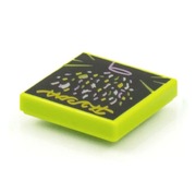 Klocki Lego Tile 2x2 BeatBit Album Cone Confetti