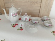 Porcelanowy serwis do kawy/herbaty TRIPTIS Porzellan Germany – róże,vintage