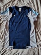 Koszulka t-shirt Adidas granatowo-biała rozmiar M Climalite