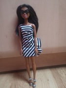 Lalka Barbie Stylowa Czarnoskóra Modelka TOP