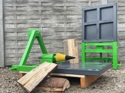 Łuparka świdrowa do drewna na TUZ /świder 120mm