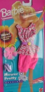 nowe ubranko NFRB 1995 BARBIE FLOWER PRETTY MATTEL