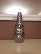 Srebrny wazon ceramiczny 