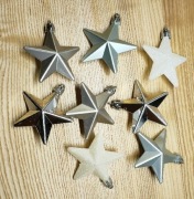 PIĘKNA Bombka Choinkowa Gwiazdka 6,5cm + GRATISY