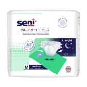 Seni Super Trio, pieluchomajtki dla dorosłych, rozmiar M, 10 szt.