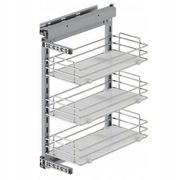 KOSZ CARGO STARAX 30 CHROM MIEKKI DOMYK 3 PÓŁKI PEŁNE DNO BLUM L