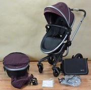 Silver Cross Surf wózek 2w1 spacerówka, gondola fioletowy