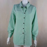 Koszula Aurivella zielono biała paski damska M nowa z metką