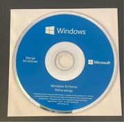 Płyty DVD z Windows 10 Home 64Bit płyta instalacyjna DVD bez kodu