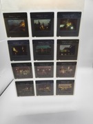 Slajdy przeźrocza Praga Nocą Praha Nocni 12szt PRL