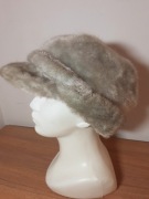 Czapka zimowa futrzana Nowa rozm 56