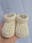 Buciki szydełkowe niemowlęce