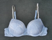 *CENSORED* piękny biustonosz cyrkonie 70 A