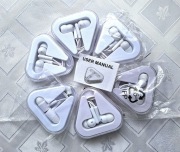 Nowe słuchawki douszne przewodowe, 6szt.