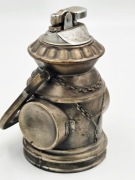 zapalniczka unikat lampa zabytkowa żelazna 