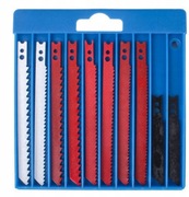 Brzeszczoty noże do wyrzynarki, uchwyt typu U, 10 szt