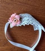 Opaska do włosów komunia wesele retro vintage 