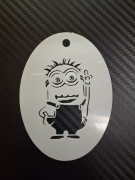 Szablon do tatuaży natryskowych Airbrush, facepainting, wielorazowy