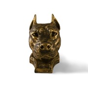 Figura Dekoracja Pies Głowa Amstaff